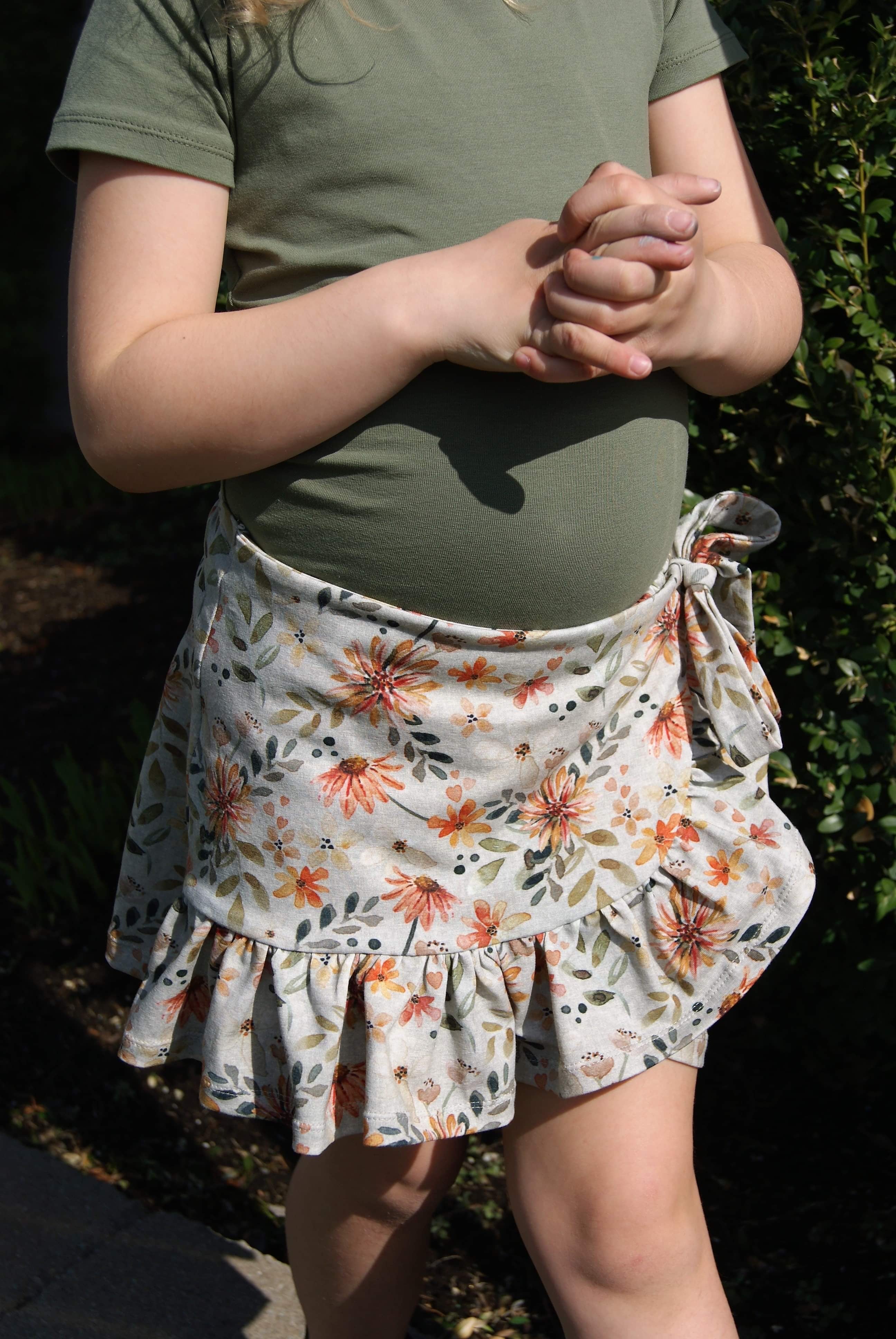 Tween Skort Pattern Youth Ginger Skort Digital Sewing Pattern Sizes NB-16Y – Samantha Marie ...