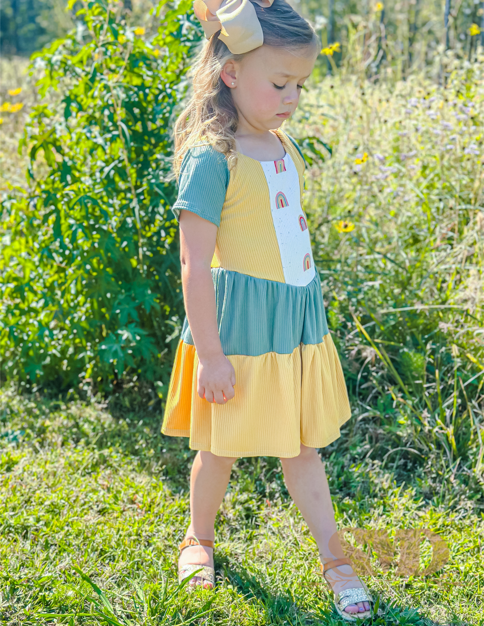 Youth Rosette Dress Digital Sewing Pattern Sizes NB-16Y – Samantha