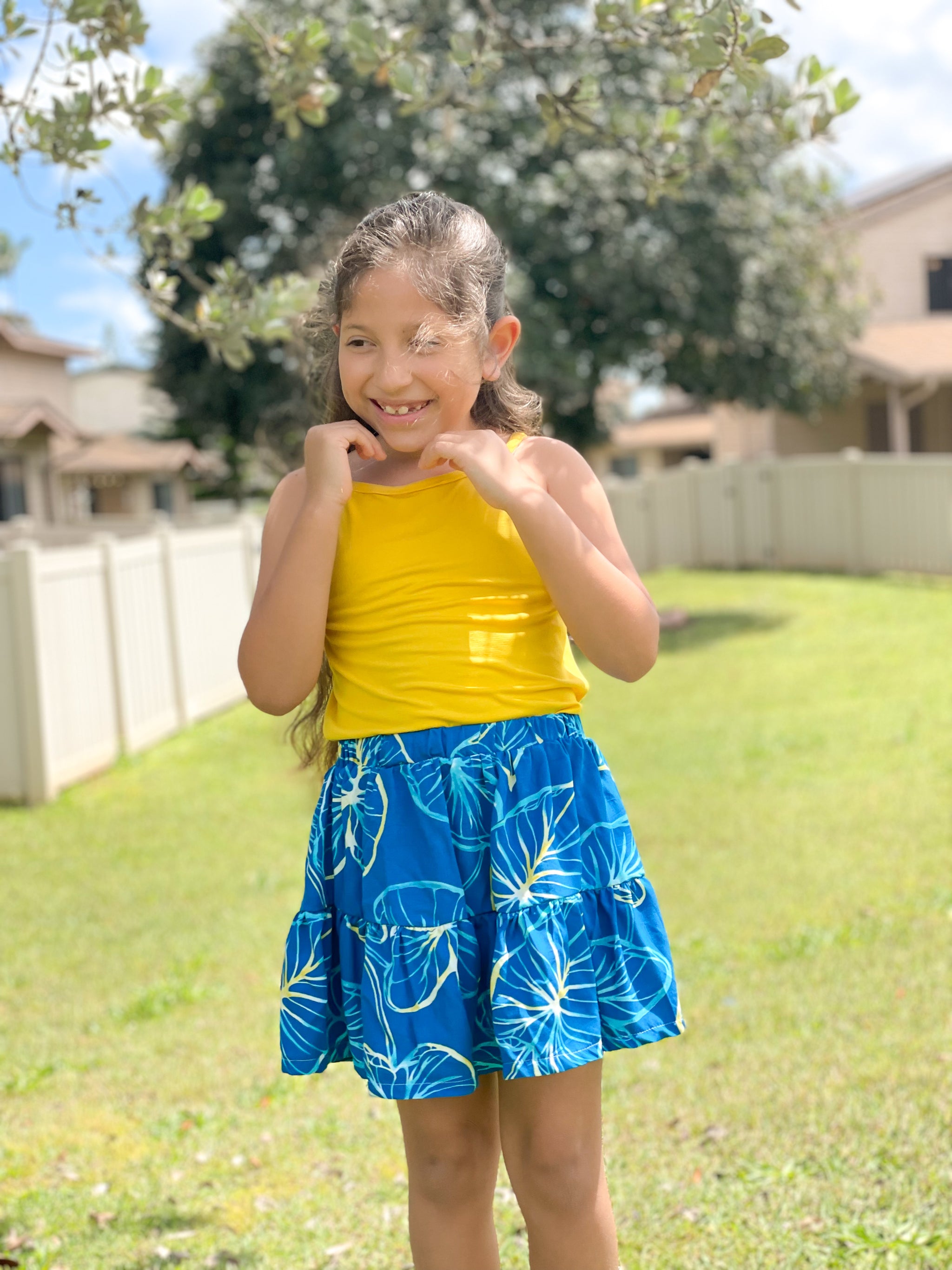 Youth Aurora Skirt and Skort Digital Sewing Pattern Sizes NB-16Y