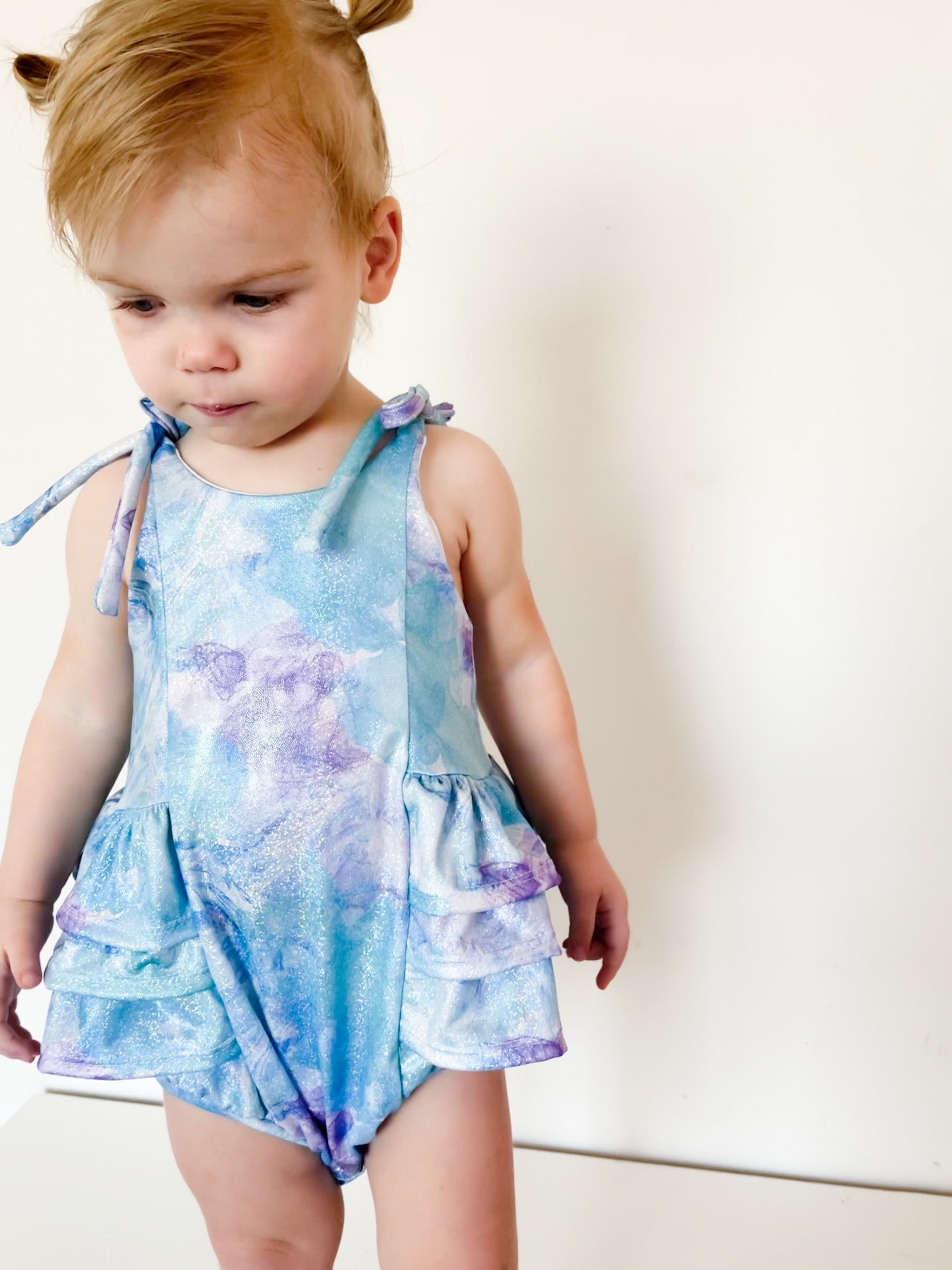 Child Camellia Romper and Dress Digital Sewing Pattern Sizes