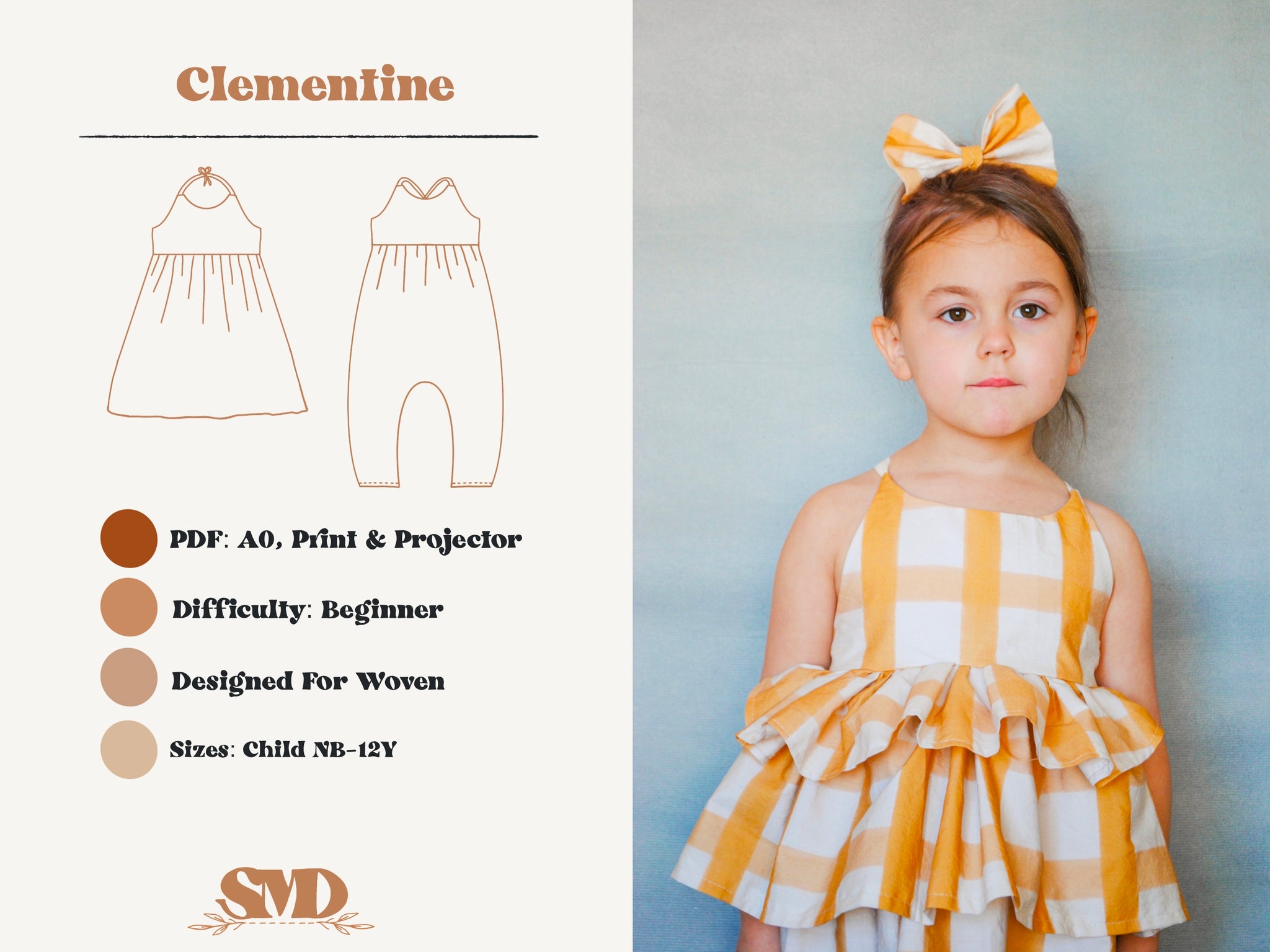 soor ploom Clementine Dress 4Y 104㎝ Kids Soor Ploom Clementine Dress - Cloud | Garmentory
